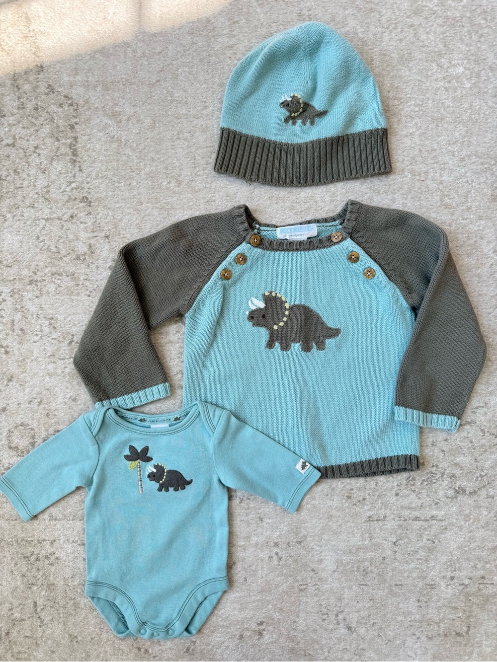 Vintage Janie and Jack Stegosaurus Bundle
